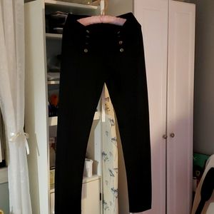 Ponte Black Leggings,Mine designer brand